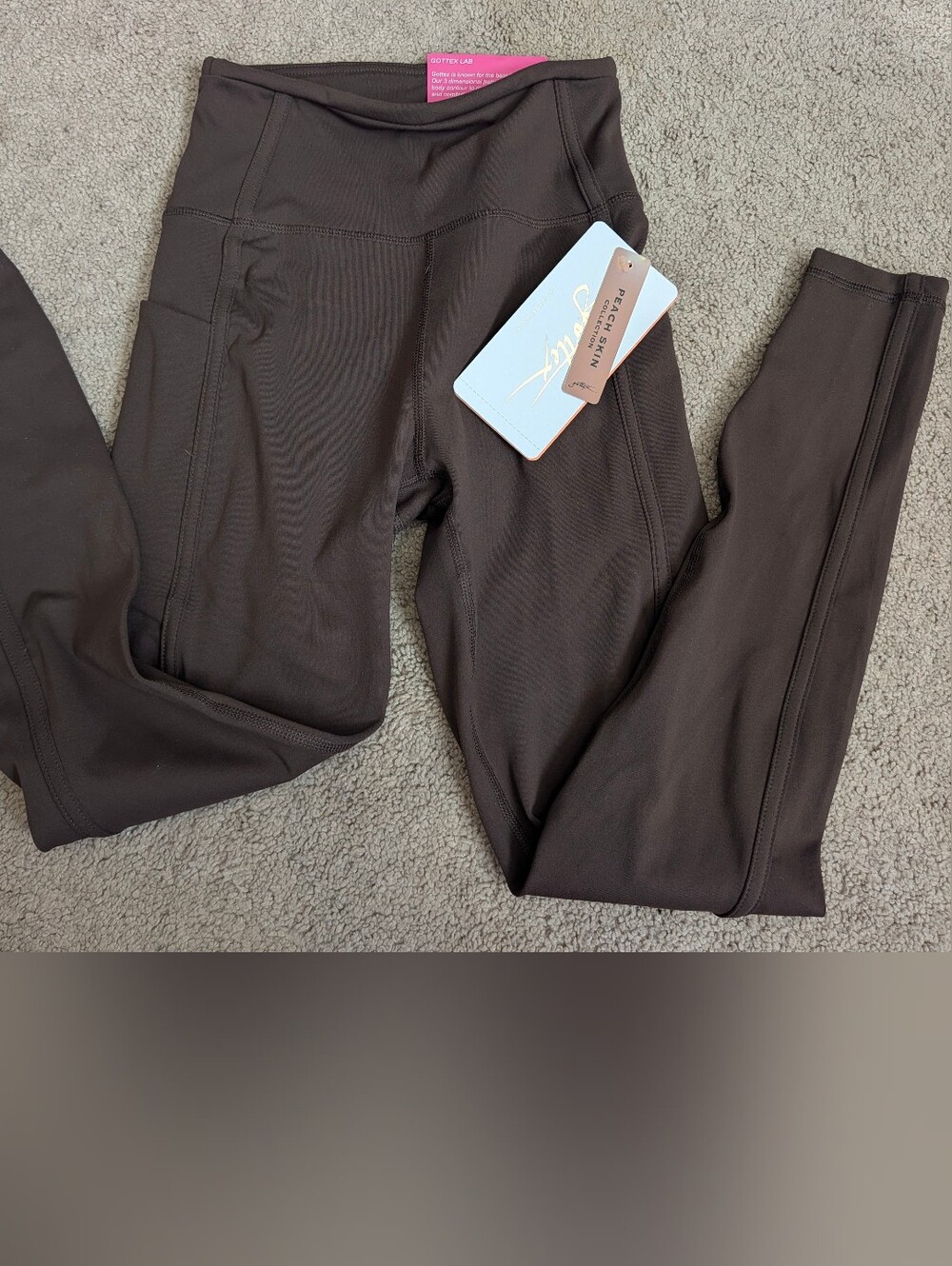 Gottex High-Rise Black Brown Leggings